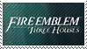 fire emblem: three houses stamp